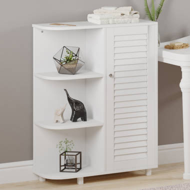 Belz Solid Wood Bathroom Storage Furniture Set