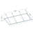 Palram - Canopia Sophia XL 19' W x 4' 7" D Acrylic Galvanized Steel Stationary Door and Window Awning Gray/Clear-131582817-94128908