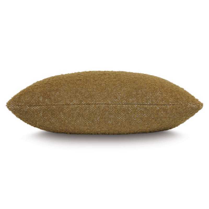 Marl Pillow Cover & Insert, Mustard, Rectangle 15"H x 26"W