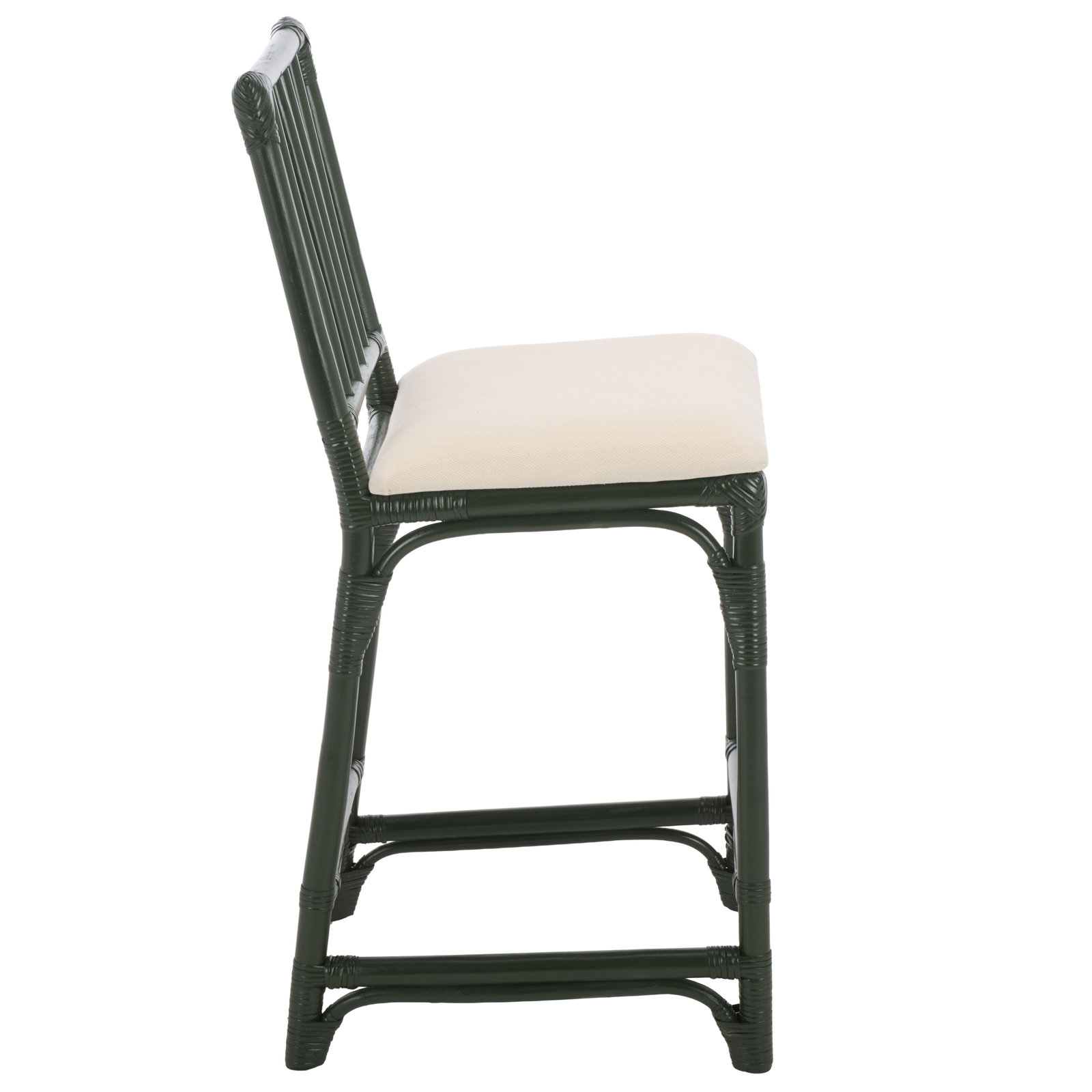 Mylinda 24" Bar Stool, Forest Green