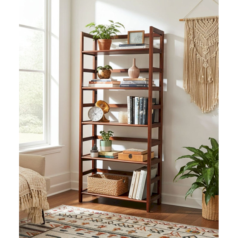 Jil Etagere Bookcase, Brown