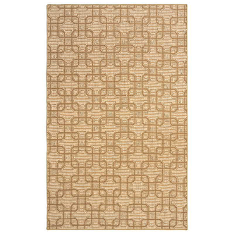 Haidynn Jute/Sisal Geometric Indoor Rug, Rectangle 10' x 14'