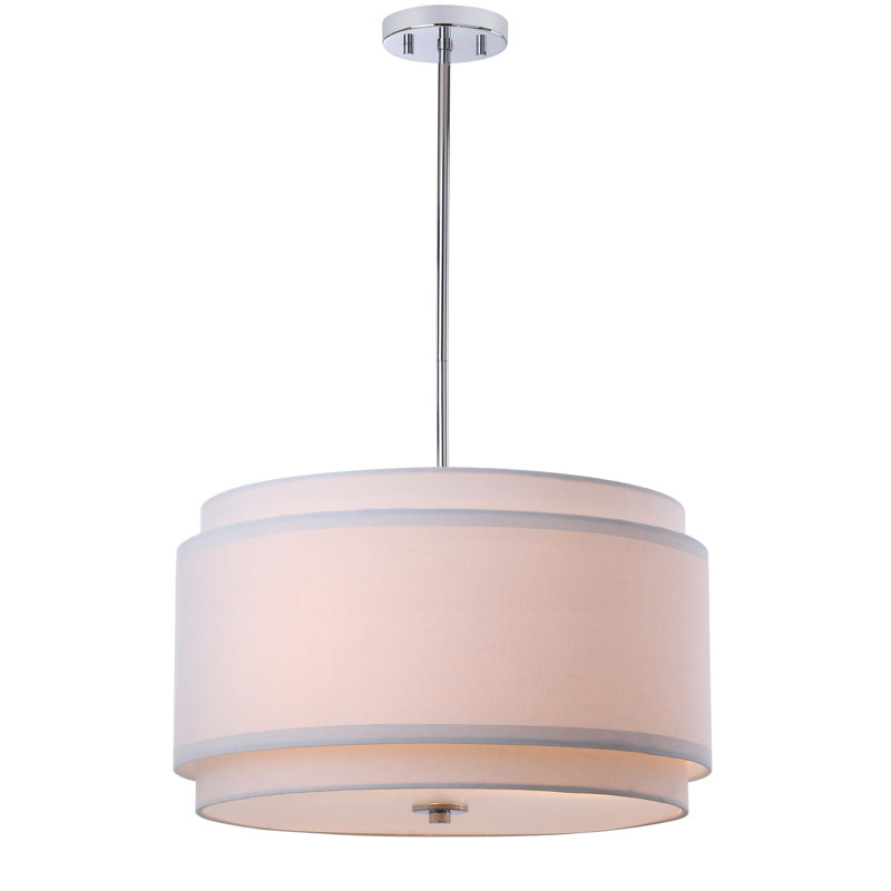 Jossiah 3 - Light Dimmable Drum Chandelier