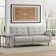 81.5" Amber-Square Arm Sleeper Sofa With 8-Button Tufting In MCM Vintage Design