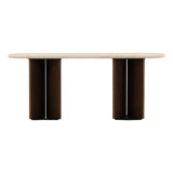 Oja Console Table Brown