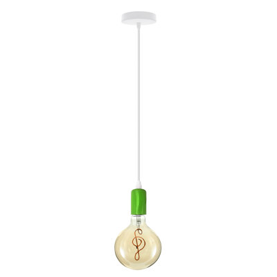 Lovier 1 - Light Green Single Pendant