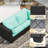 𝗡𝗼-𝗔𝘀𝘀𝗲𝗺𝗯𝗹𝘆 𝗖𝗵𝗮𝗶𝗿𝘀, 2-Person Patio Furniture Set Wicker Outdoor Sectional Seating Group Outside Conversation Sofa With Cushions(𝗕𝗹𝘂𝗲 𝗖𝘂𝘀𝗵𝗶𝗼𝗻 𝗖𝗼𝘃𝗲𝗿𝘀 𝗜𝗻𝗰𝗹𝘂𝗱𝗲𝗱)-575346747-575346740-578084311