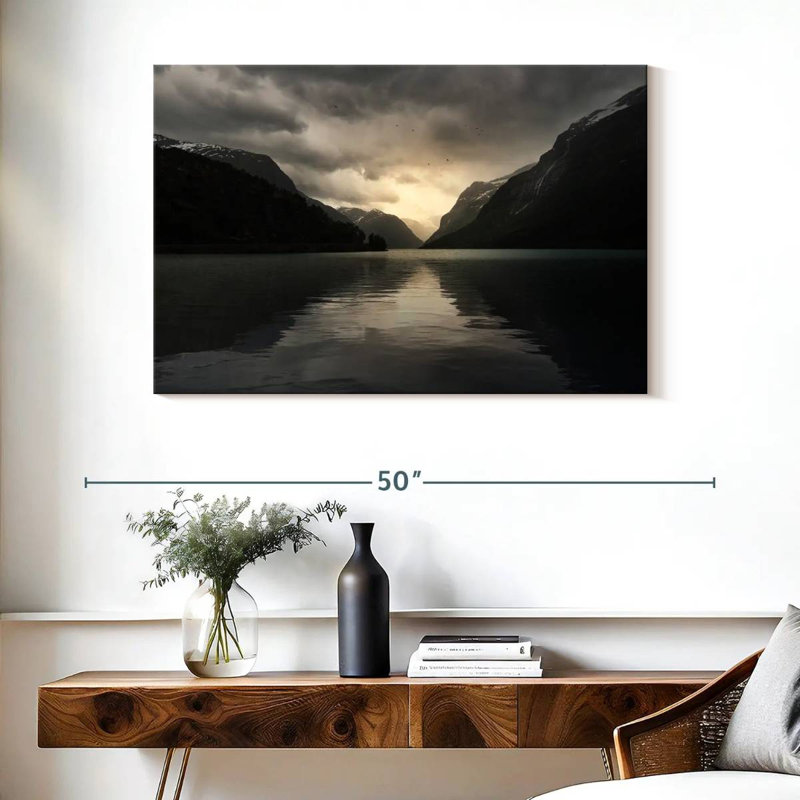 Alvord, Norvège, lever de soleil, H 26 po x l 39 po