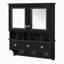 Armoire à pharmacie multifonctionnelle pour salle de bain avec miroirs, tiroirs et crochets de rangement-40731070