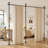 Adjustable Floor-to-Ceiling Room Divider Curtain Rod, Tension Support
