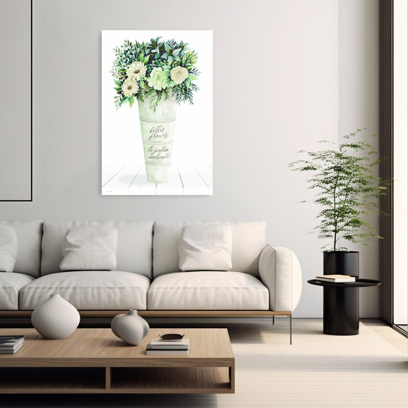 The Enchanted Garden Abstract Contemporary Wall Art Print 1 Piece Wrapped Canvas Wall Art, 152.4cm H x 101.6cm W