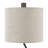 19" Brown Resin Highland Cow Table Lamp