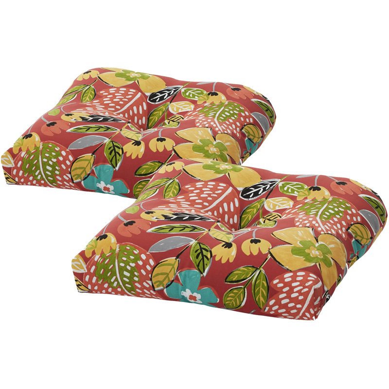 Coussin de siège d'extérieur Tempo, Coquelicot Mariposa