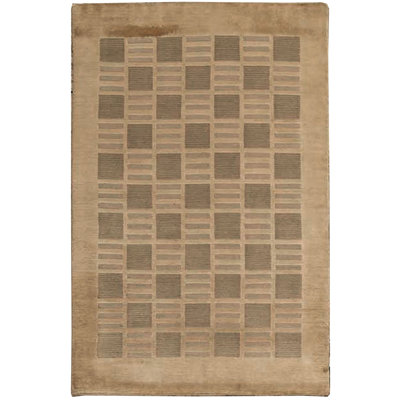 Hand-Knotted High-Quality Cream Area Rug