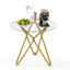 Table de salle à manger Gold Glass