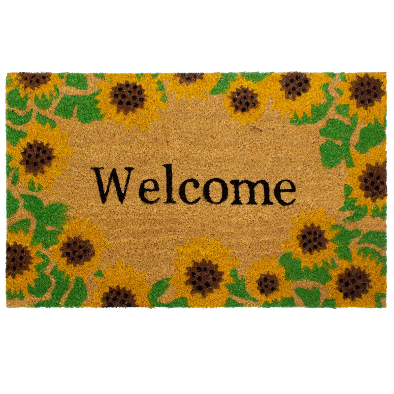 Rosenberg Non-Slip Floral Outdoor Doormat