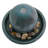 Donlon Modern Green Ceramic Tabletop Water Fountain with Orb
