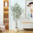 84" Faux Olive Tree in White Planter, Lifelike Fake Olive Plant for Indoor and Outdoor Decor -107834264