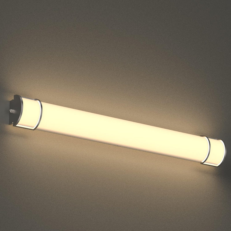  Barre d'éclairage de salle de bain 1 lumière DEL à intensité variable pour meuble-lavabo