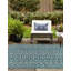 Tapis intérieur / extérieur bleu / gris Harlee-61732909