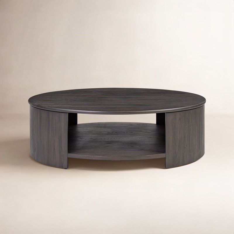 Farrow Coffee Table, Smoked Black
