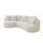 Curved L-Shape Sectional Oversized Sofa-229421131
