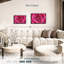 Impression sur toile rose vif-102859346