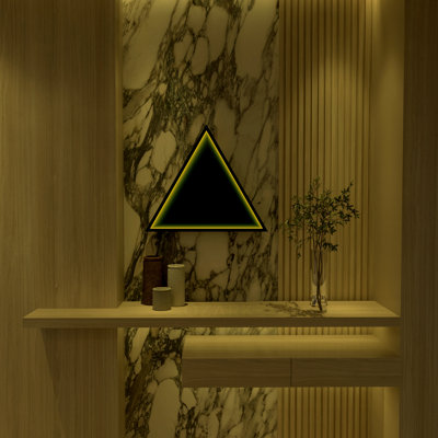 Leighlan Iron Triangle Mirror