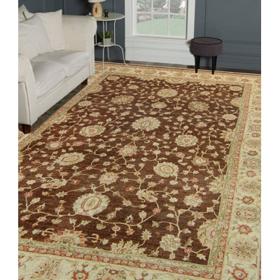 Romona One-of-a-Kind 10' X 14' Wool Area Rug in Brown
