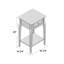 Table de bout avec rangement Hague -15849713