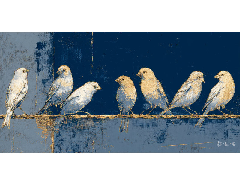 Radiant Roost-Wrapped Canvas Wall Art, 20" H x 40" W