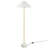 Illusion Marble Dome Floor Lamp In Black-101991473