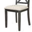 Ensemble de table de salle à manger en bois massif 5 pièces Orisfur avec 4 chaises pour la cuisine et la salle à manger-418451963-418451961