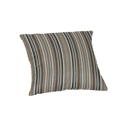 Coussin décoratif d'intérieur / extérieur en tissu Sunbrella® 1 pièce décontracté, l 18 po x L 18 po, Cast Ocean Sunbrella®