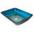 Eden Bath 13'' Blue Tempered Glass Rectangular Bathroom Sink