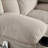 Recliner Sofa with Heated Massage, USB Port, 2 Cup Holders &amp; Side Pockets | Beige | Metal &amp; Wood Frame-412012028-412012029