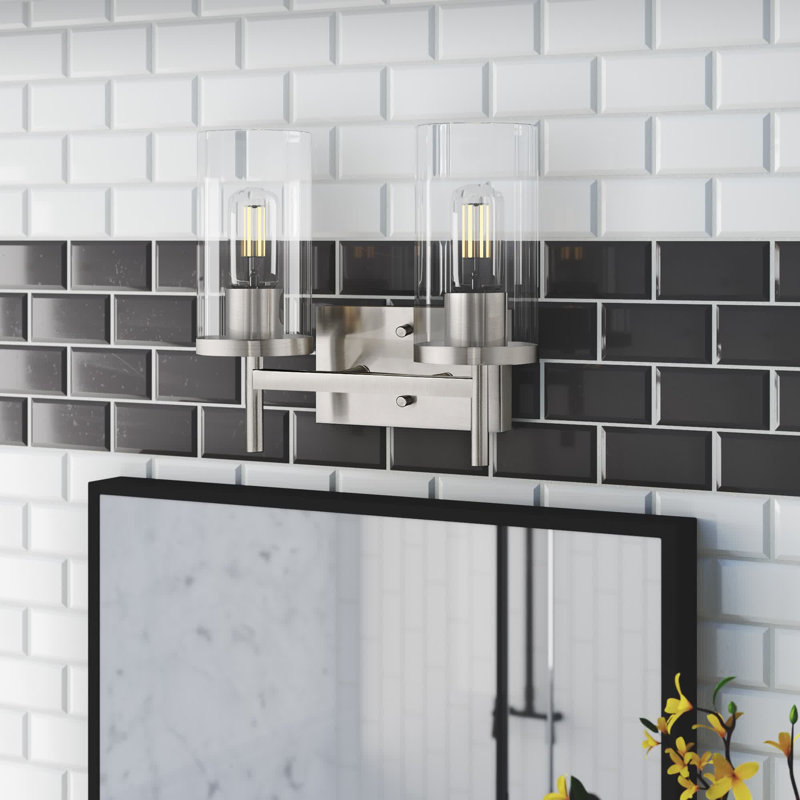 Bertelli Dimmable Vanity Light, Pewter, 2