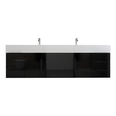 Meuble-lavabo simple mural 72 po Jessica