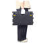 Rampe de trottoir portative en plastique pour automobile, hauteur de 4 pouces, noir