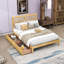 Lit plateforme en bois avec deux tiroirs-493736678-493736696