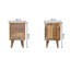 Lodgeste 35cm W Solid Wood Bedside Table