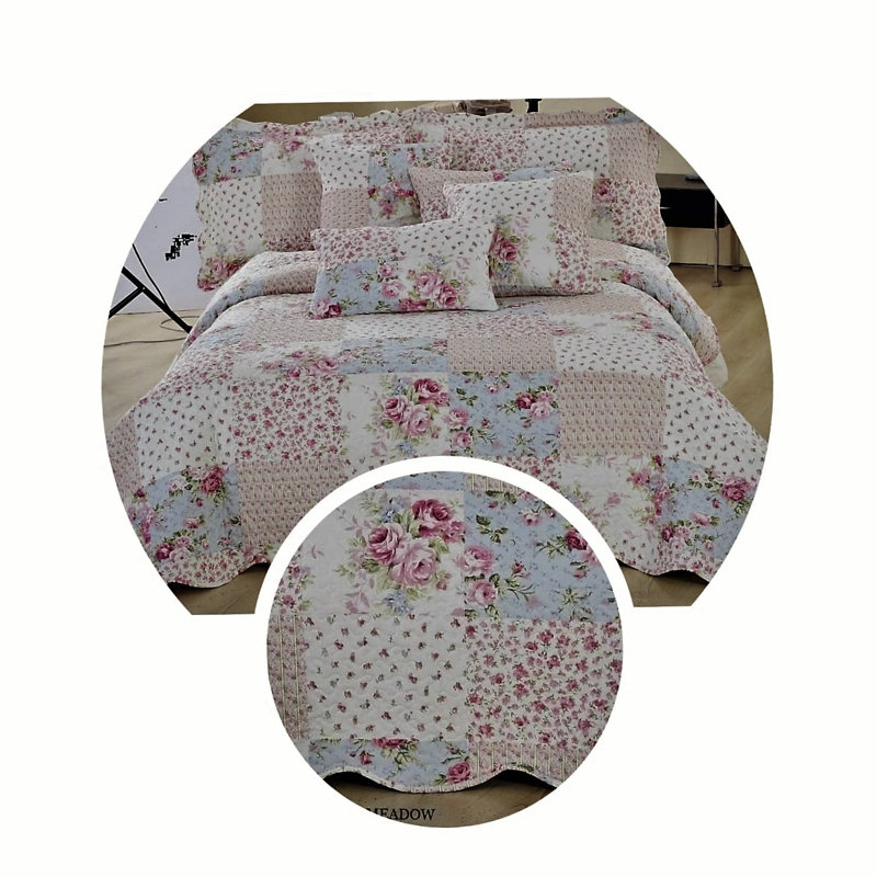 Brickendon August Grove Bedspread Set with a pillow, W255 x L275cm