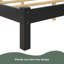 Lit plateforme Wood