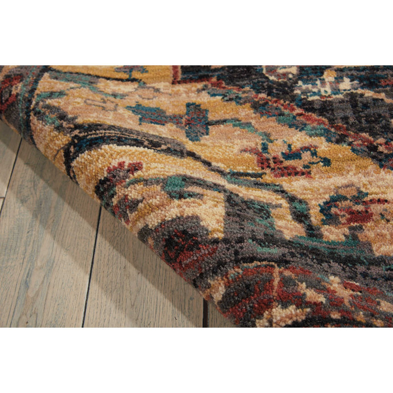 Oriental Indoor Rug, Rectangle 9'2" x 12'5"