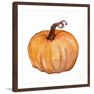« citrouille king », reproduction d’art encadrée