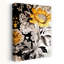 Impression d'art mural fleur dorée-731714789