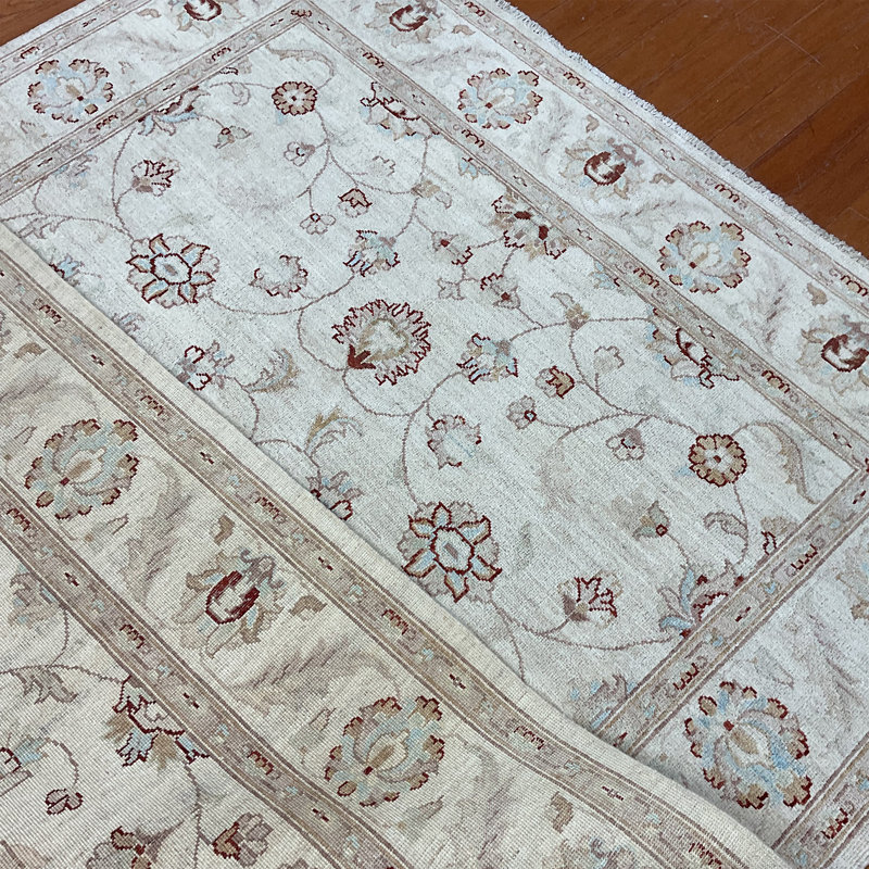 Tapis en laine Oushak Bungalow Rose