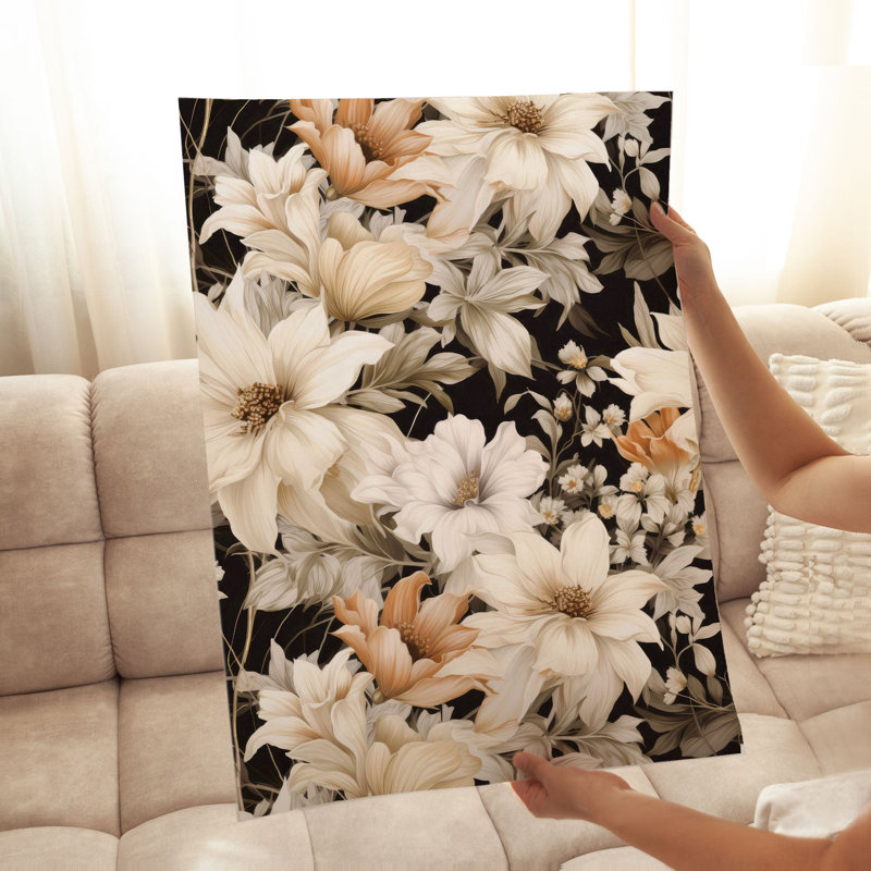 Impression florale florale Wildflowers, H 30 po x l 20 po