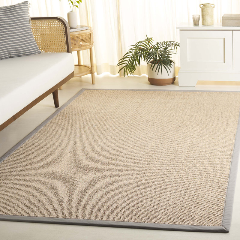 Natural Fiber 140 Area Rug In Marble / Beige, Rectangle 5' x 8'