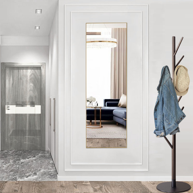 Miroir sur pied Alvantor, Gold, Arch, 71"